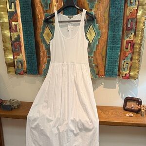 Lilla P White Sleeveless Maxi Dress